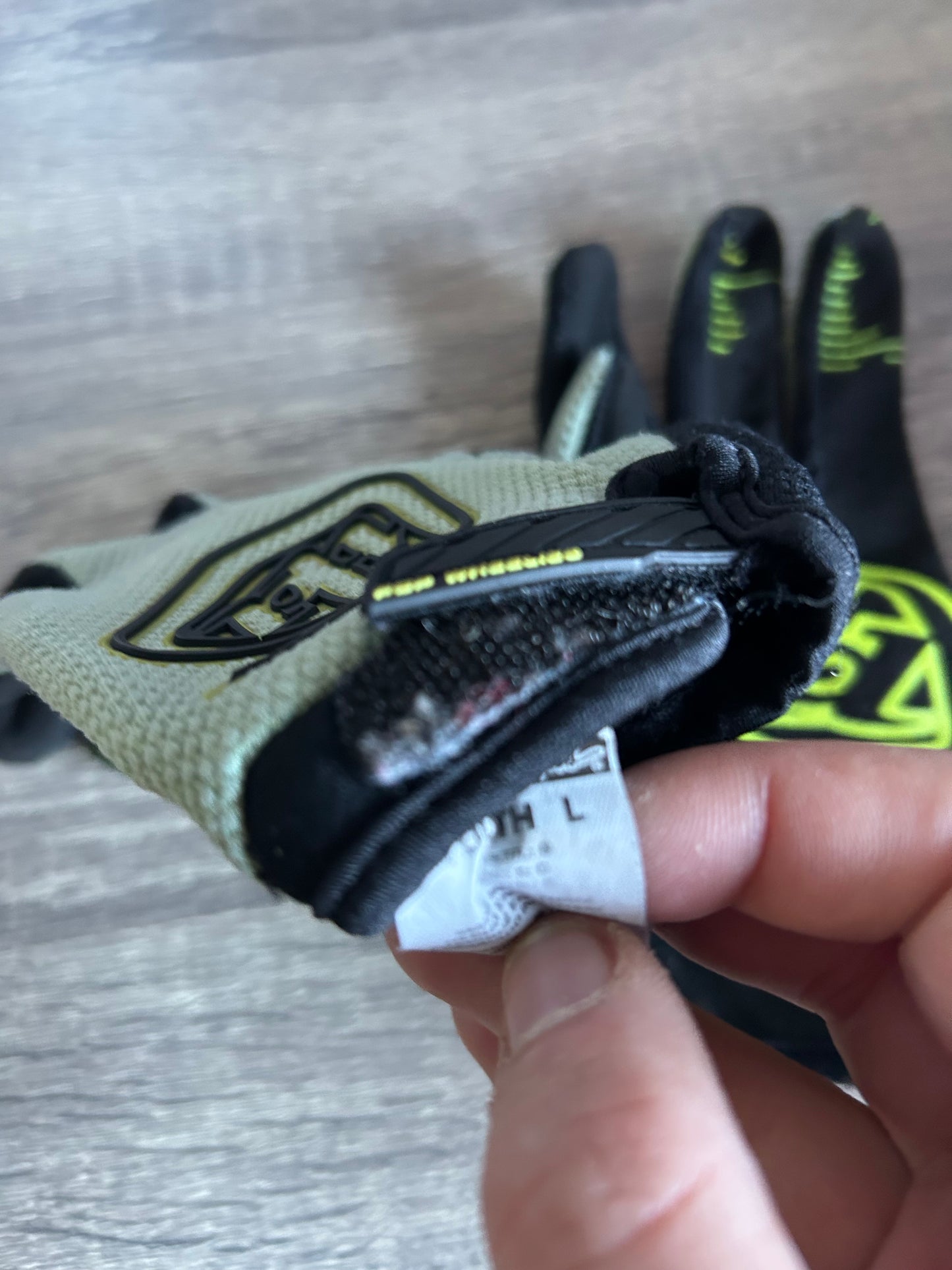 troy lee designs gloves youth large