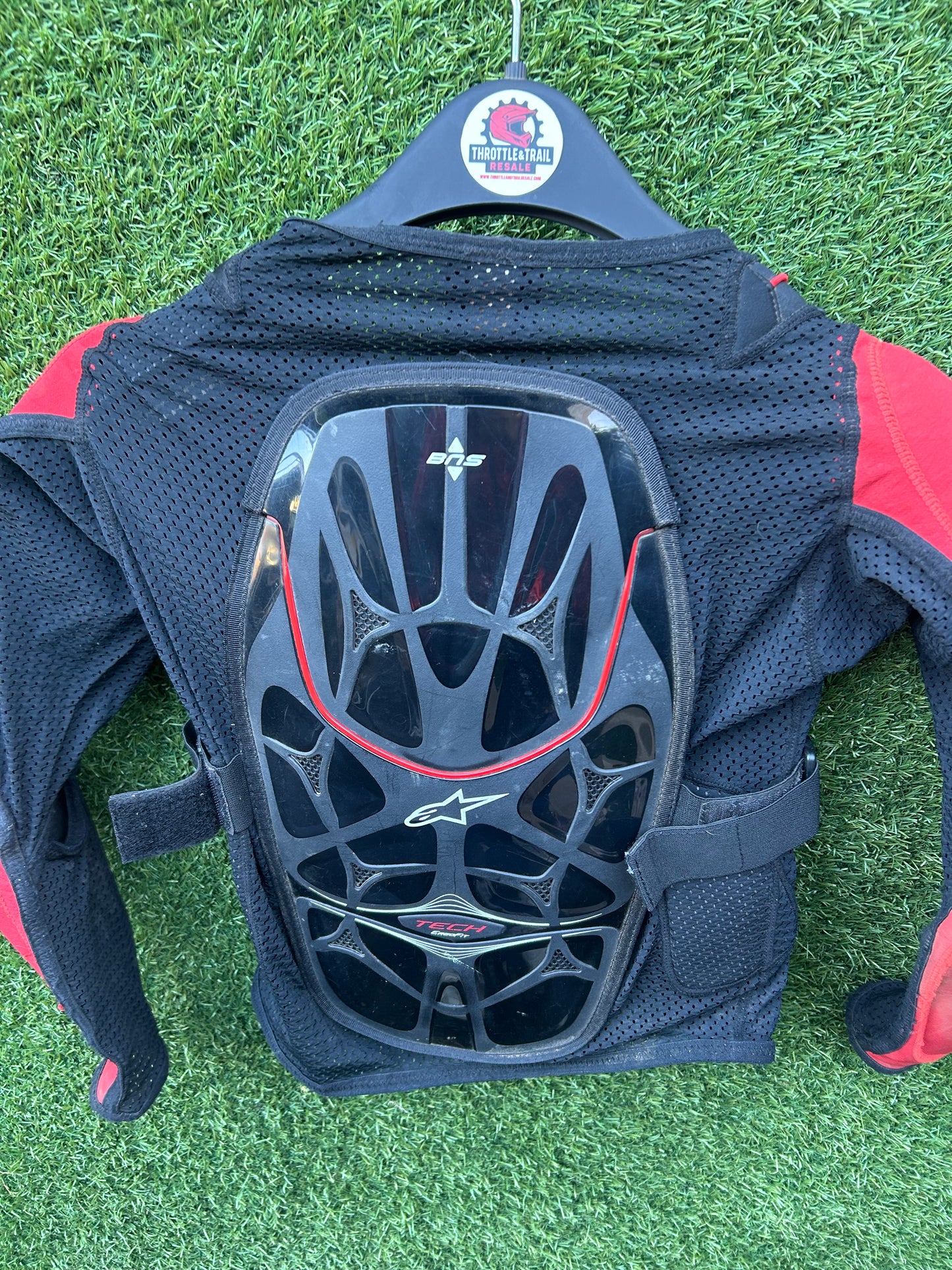 alpinestars youth bionic body armour ym/l
