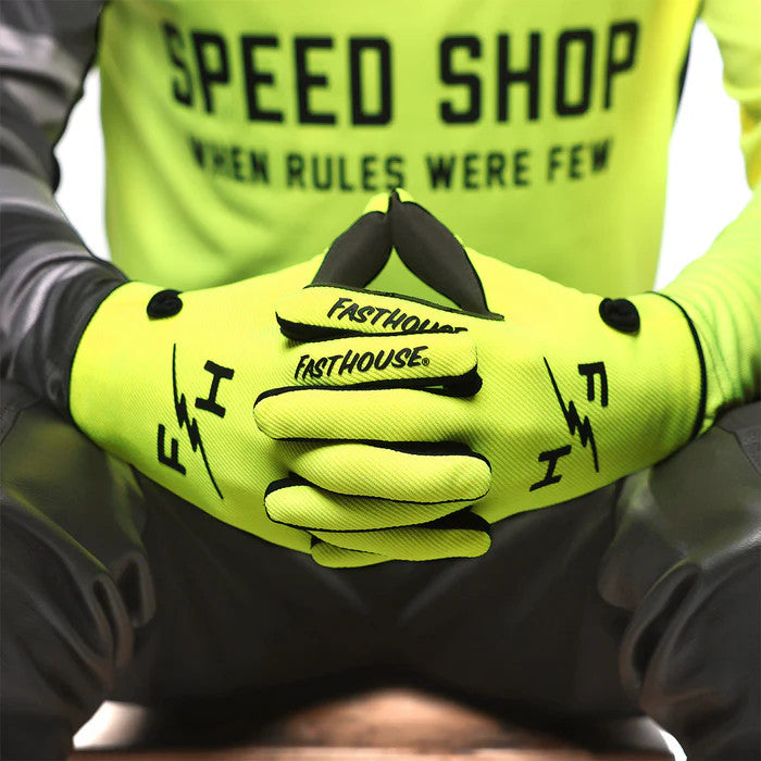 Fasthouse Eternal Youth Kids MX Gloves - High Viz