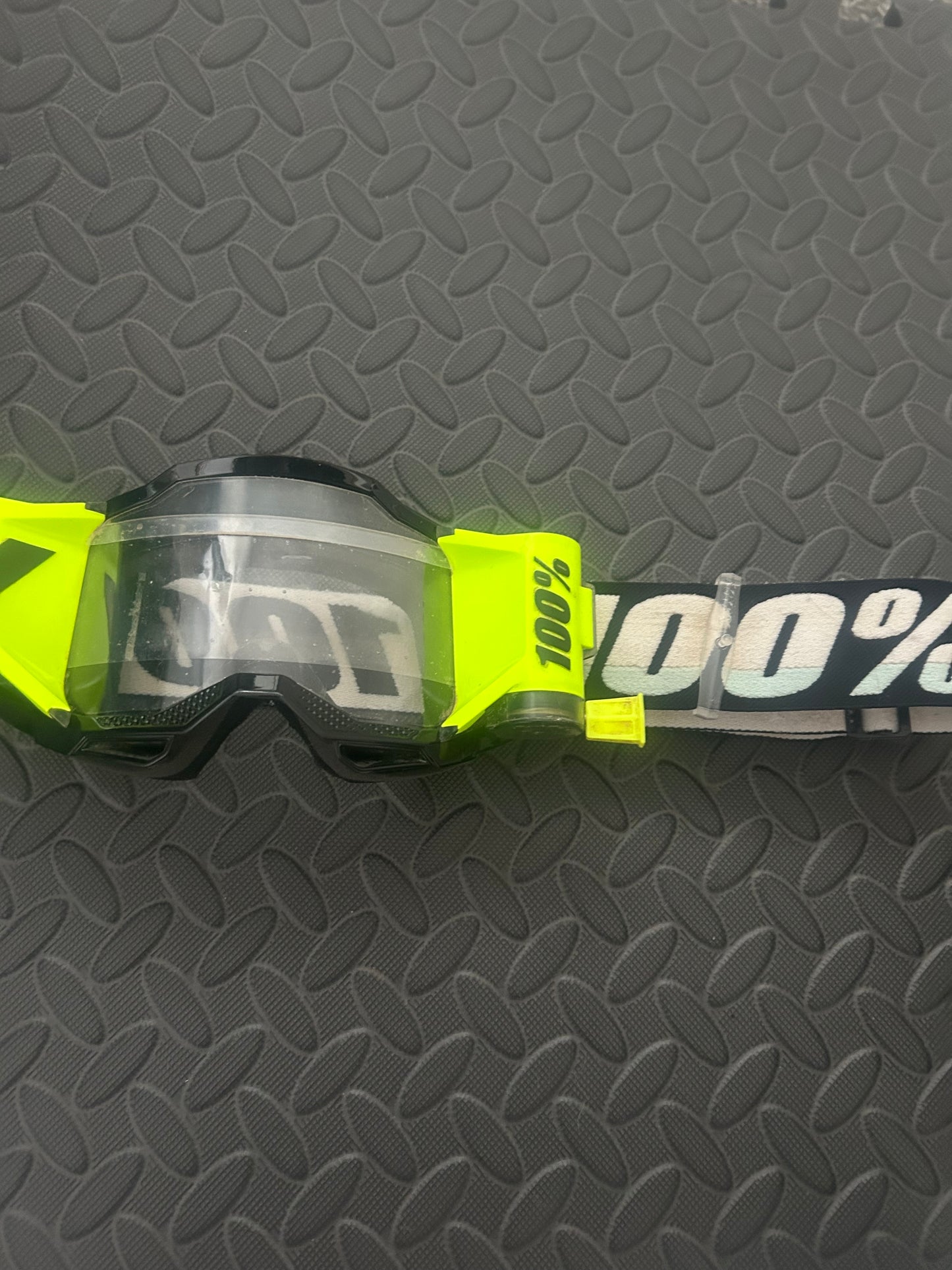 100% roll off goggles