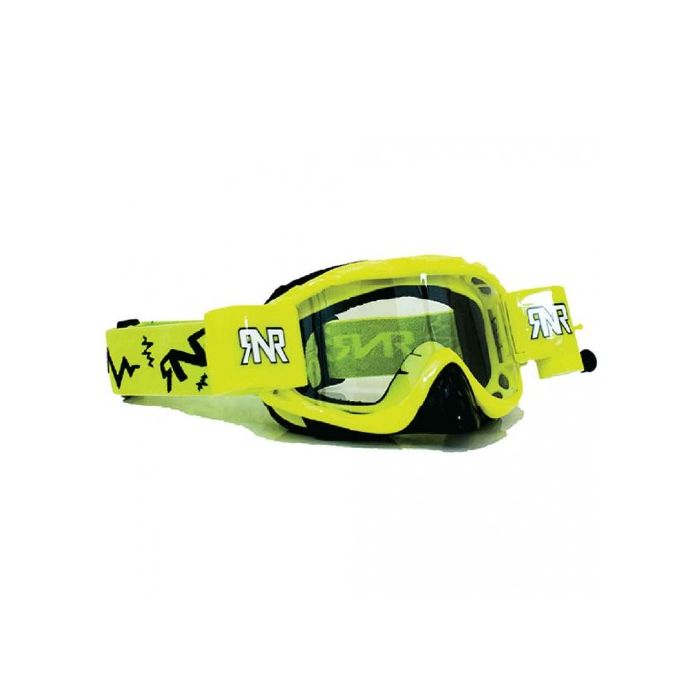 RNR HYBRID PSYCHO YEL FULLY LOADED ROLL OFF, PSYCHO FLO YELLOW GOGGLE, GH61, ROLL OFF