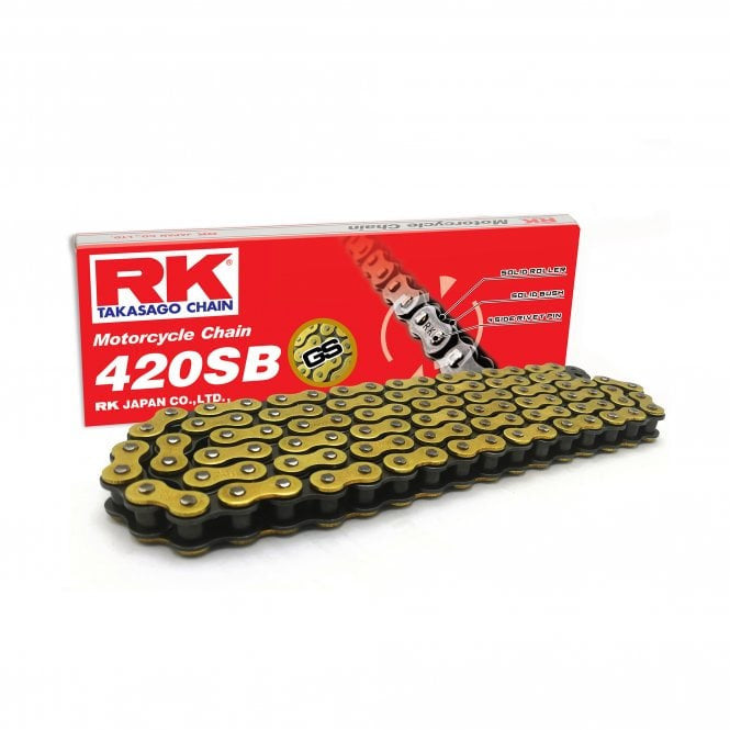 RK Standard Gold MX Chain GS420SB x 134 Links - Great Price!