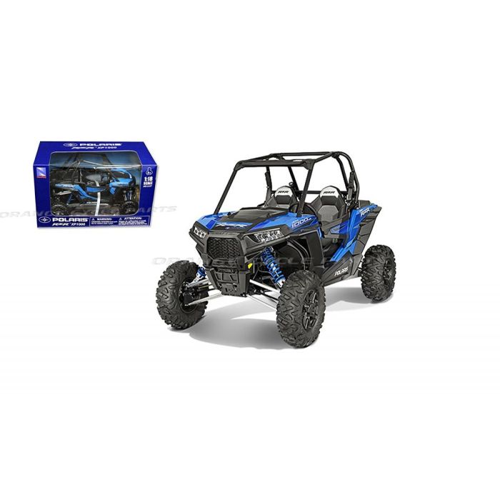 MODEL DIE CAST POLARIS RZR XP1000, VOODOO BLUE, SCALE 1:18, NEWRAY 57593B