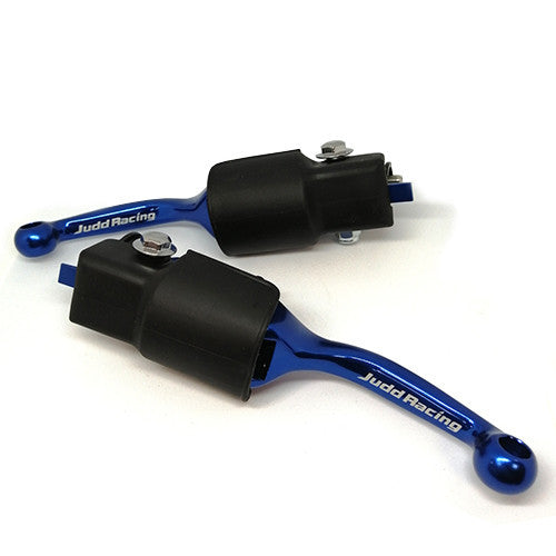 Flexi Brake & Clutch Lever Set Blue, KTM 65,85 2014>, TC 65,85 2014> Inc Dust Covers
