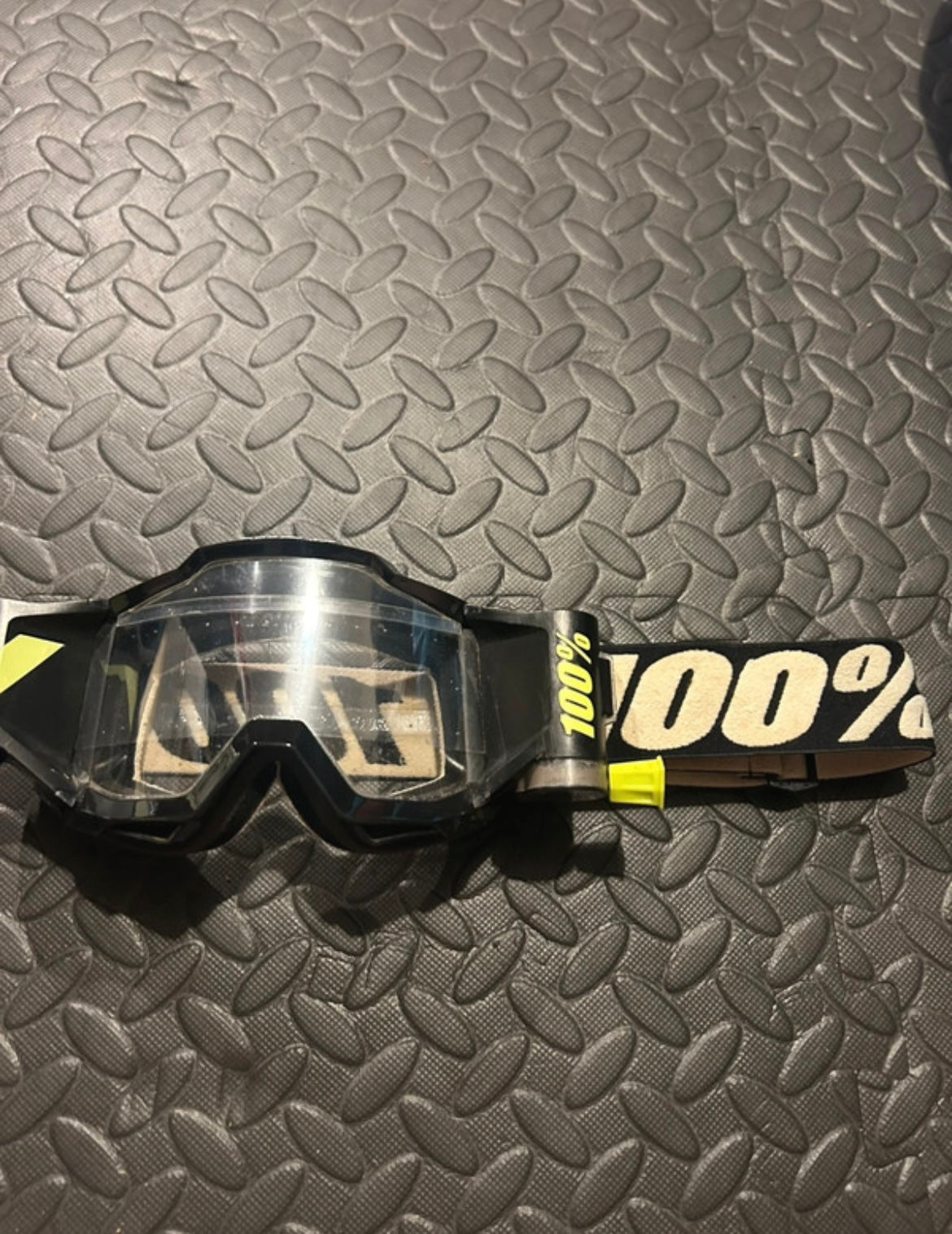 100% roll off goggles