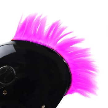 HELMET DECORATION MOHAWK ADHESIVE LOOSE HAIR BLADE DESIGN