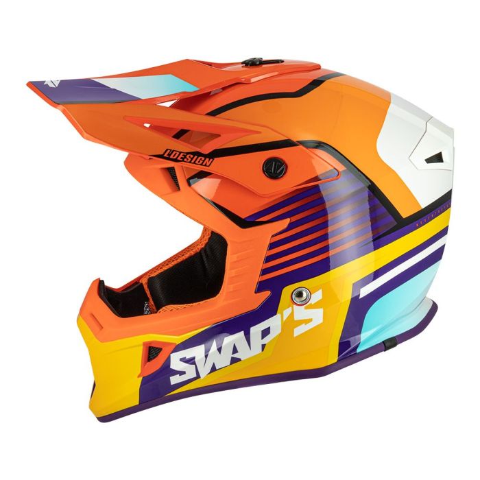 SWAPS S818 - SHINY ORANGE BLUE WHITE