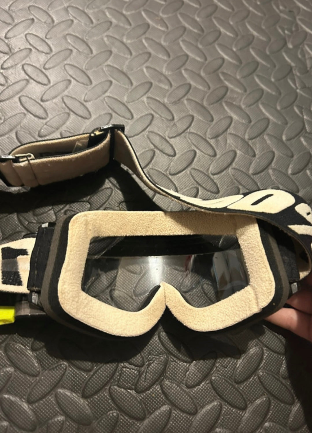 100% roll off goggles