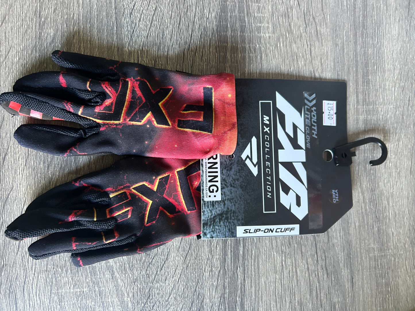 Fxr gloves youth medium