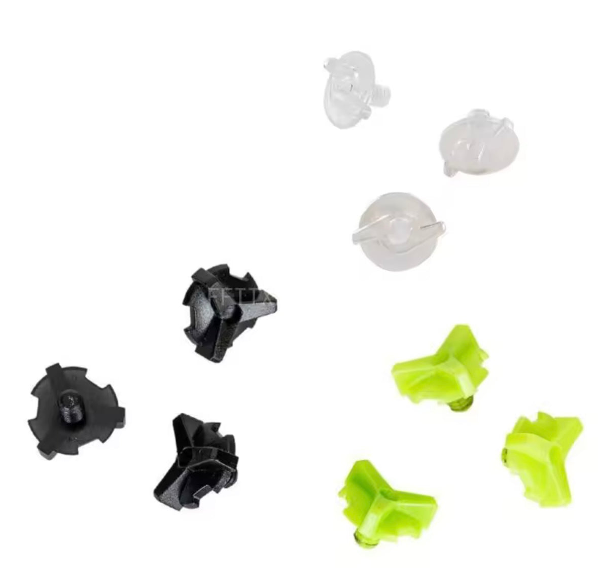 Replacement helmet visor screws black