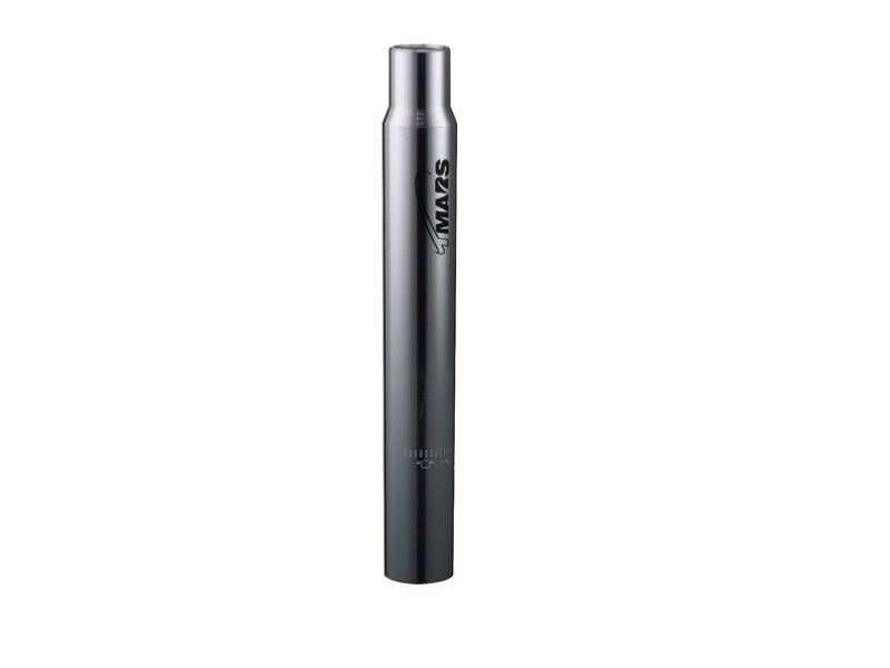 TMARS 25.4mm ALLOY STRAIGHT 350mm SEAT POST BLACK