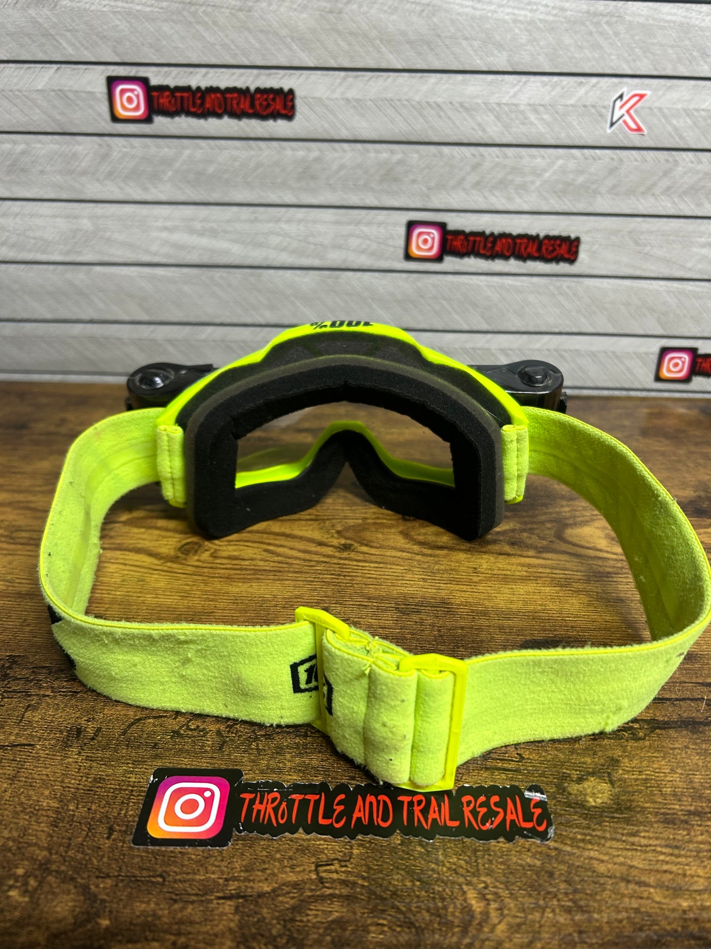 100% roll off goggles
