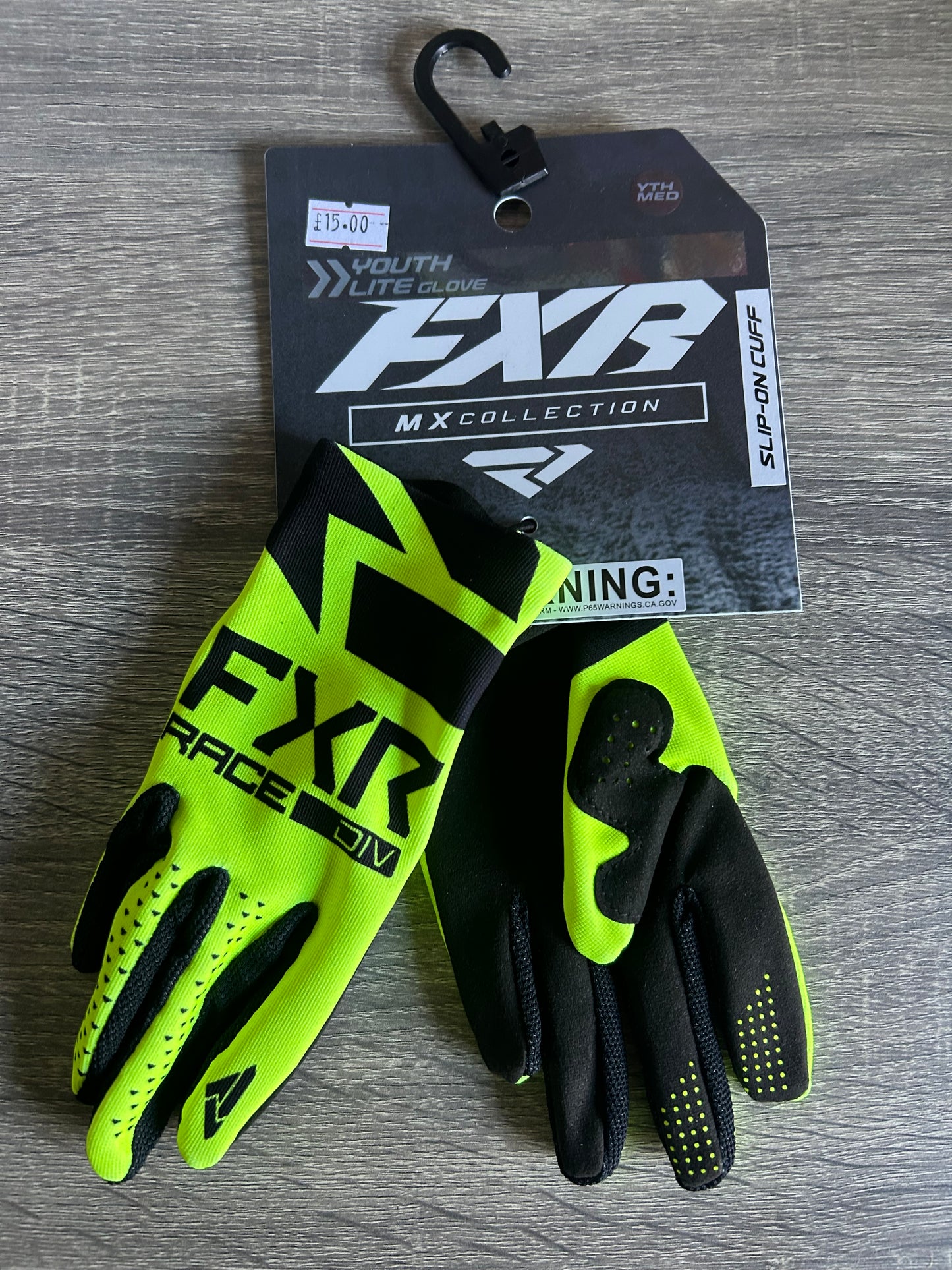 Fxr gloves youth medium