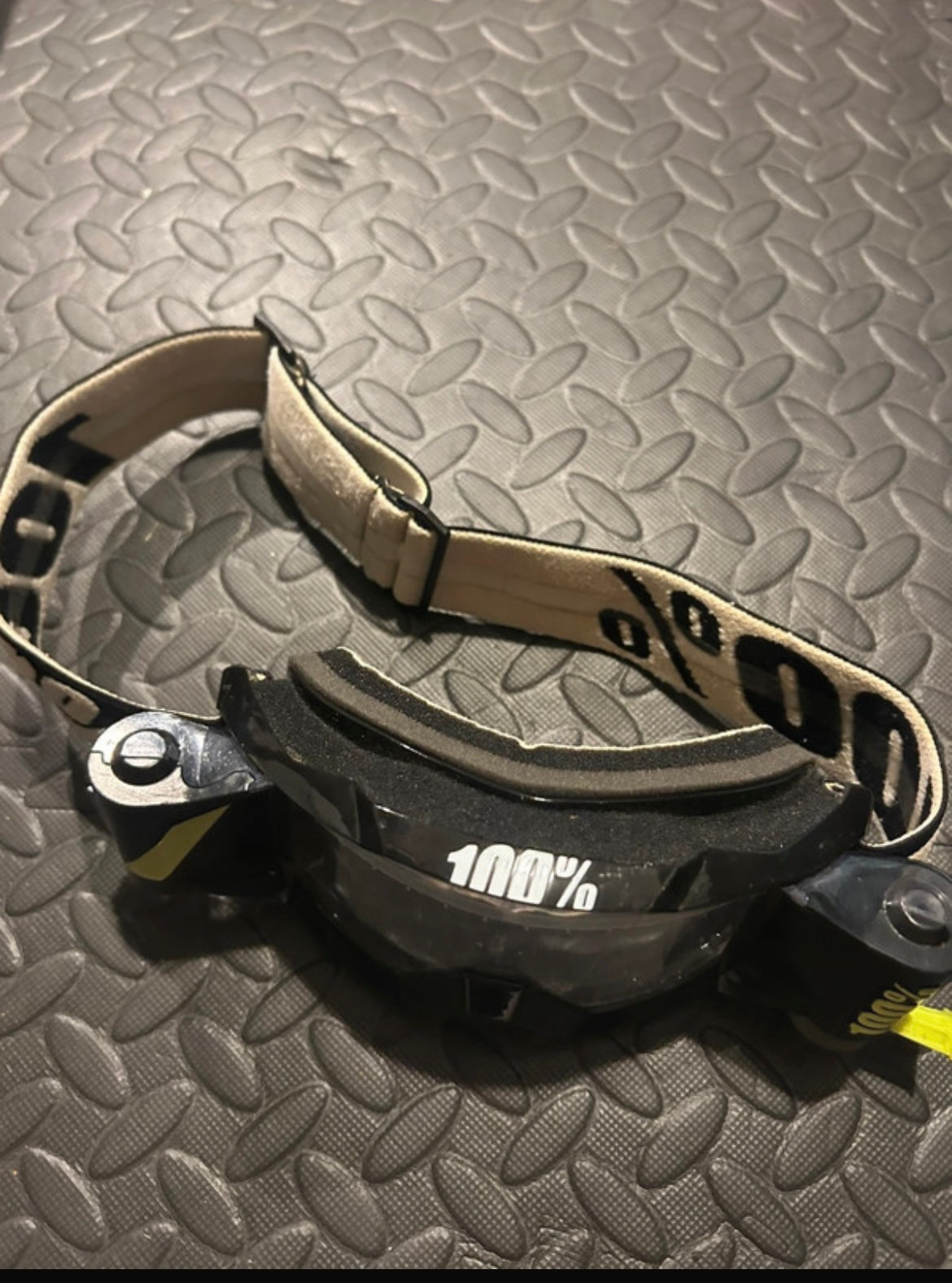100% roll off goggles