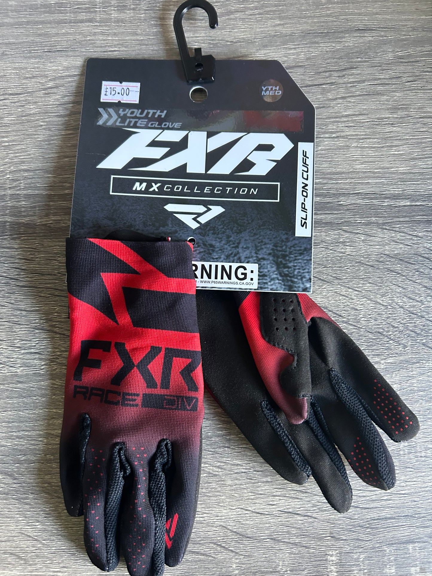 Fxr gloves youth medium