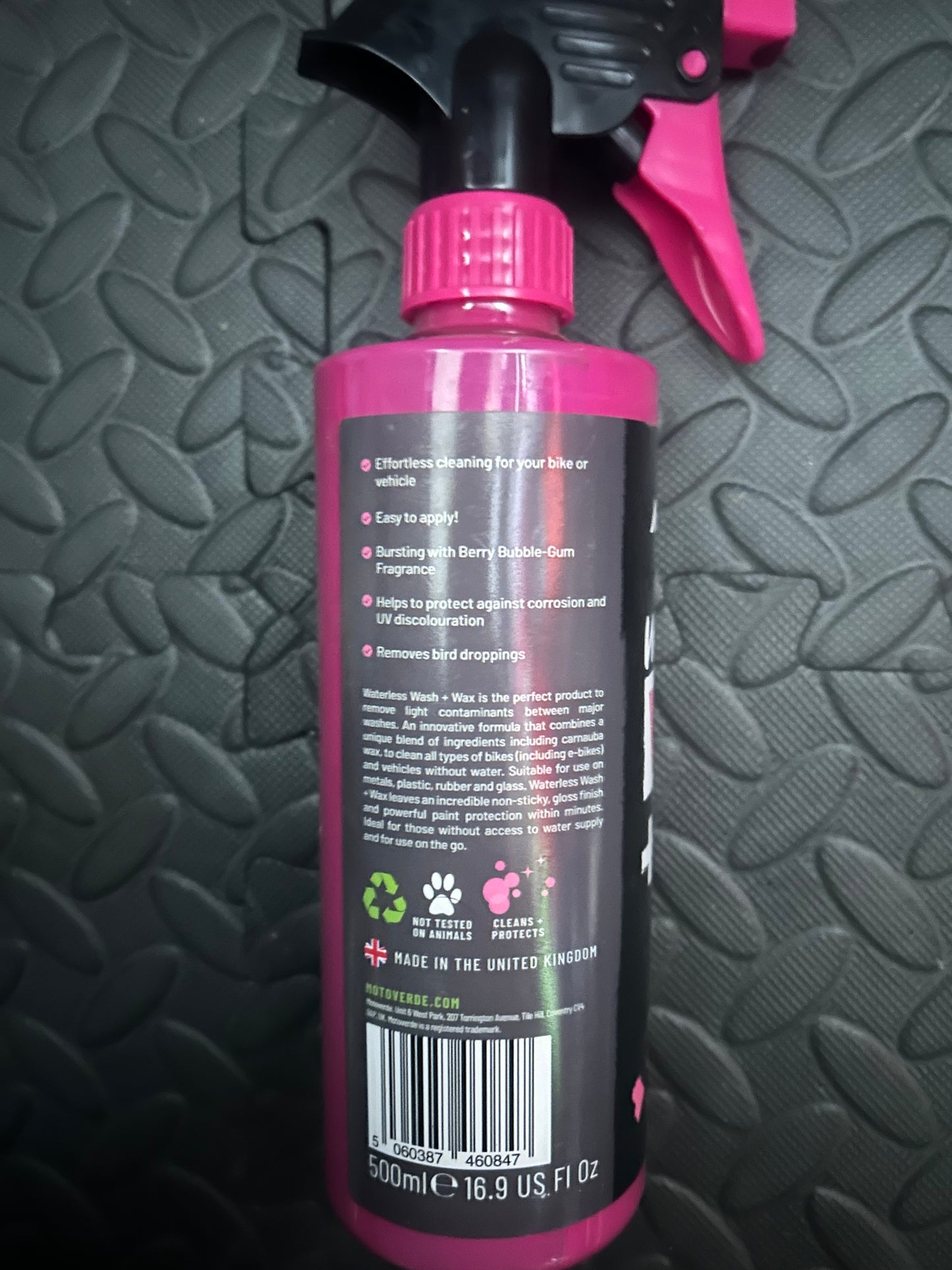 Motoverde waterless wash