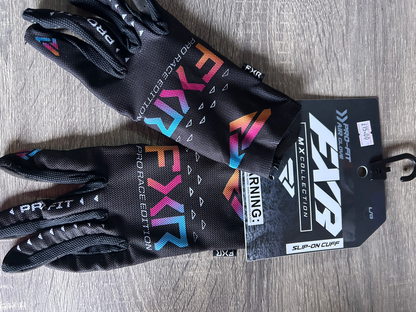 new fxr gloves large
