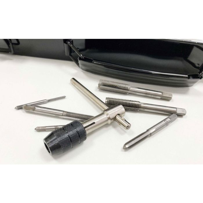 TAP AND DIE SET 110 PIECE ALLOY STEEL WITH WRENCHES - TOOLZONE