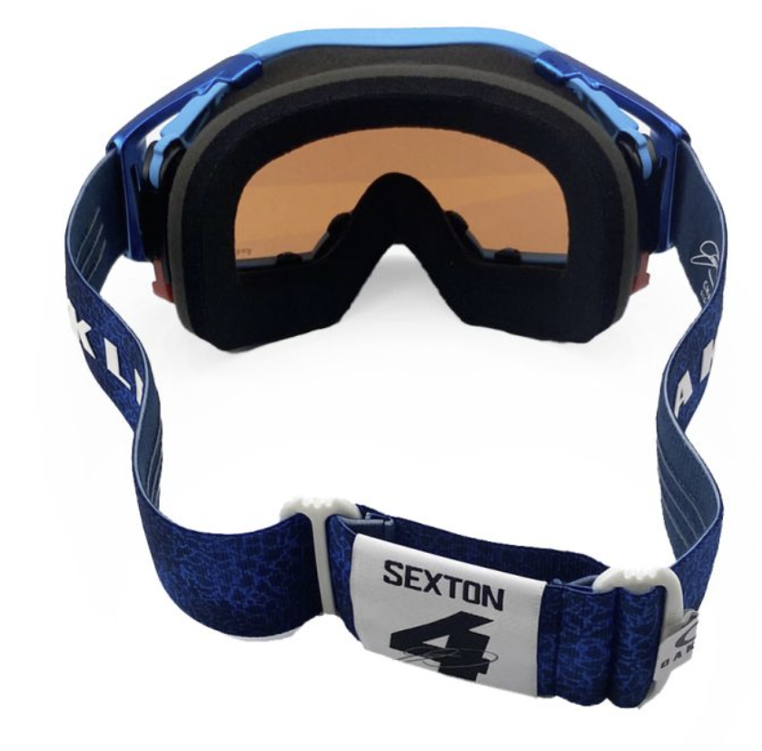 OAKLEY AIRBRAKE MX SEXTON SIGNATURE BLUE/BLUE, PRIZM MX SAPPHIRE LENS