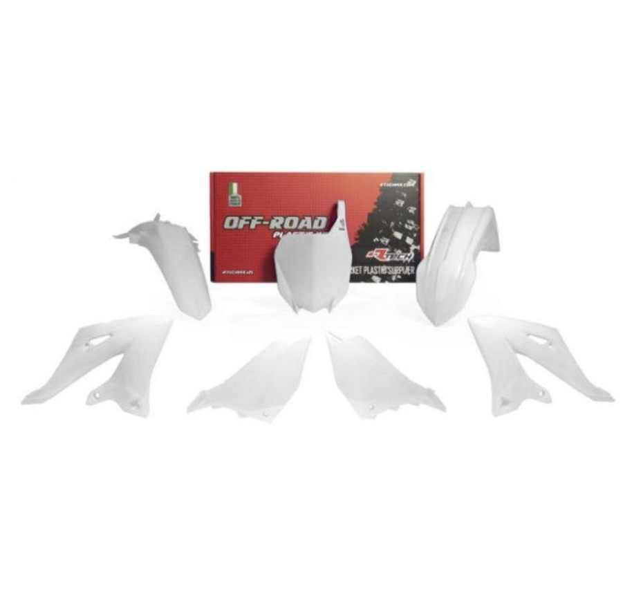 PLASTIC KIT/5 2022-25 YZ125/250 WHITE, RTECH
