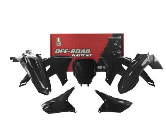 PLASTIC KIT BLACK, 2023-25 YZ450F, RTECH