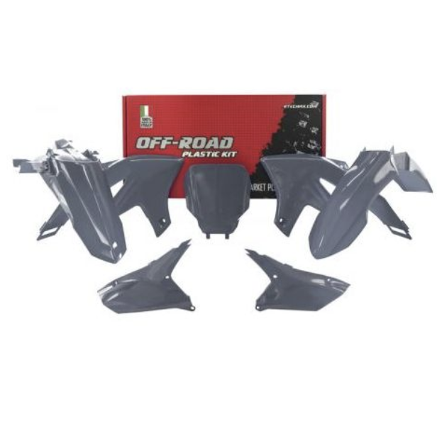 PLASTIC KIT/5 QUANTUM GREY, 2023-25 YZ450F