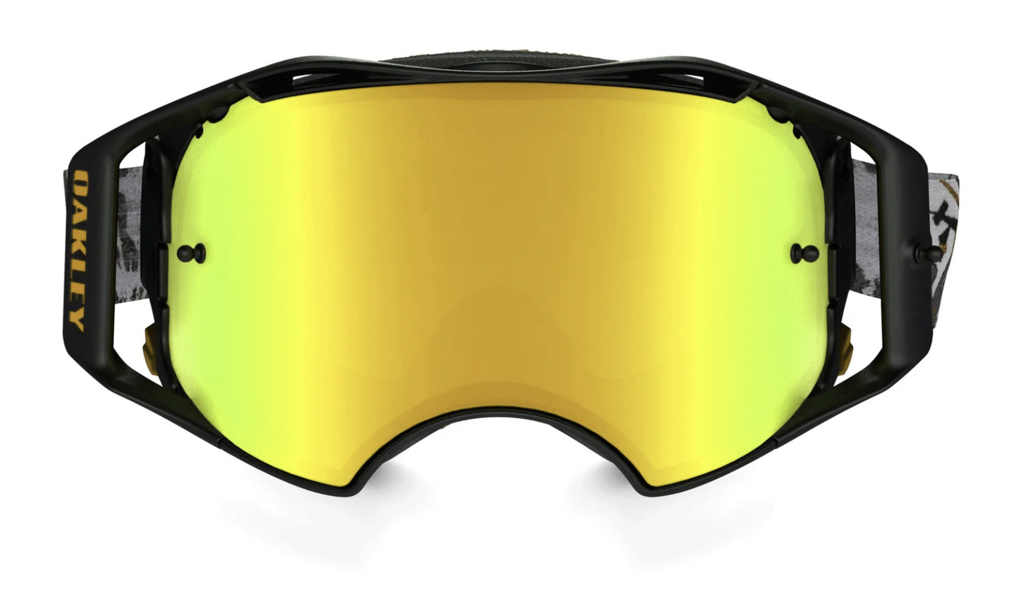 Rip n Roll Oakley Airbrake Tear off Lens, Mirror Gold