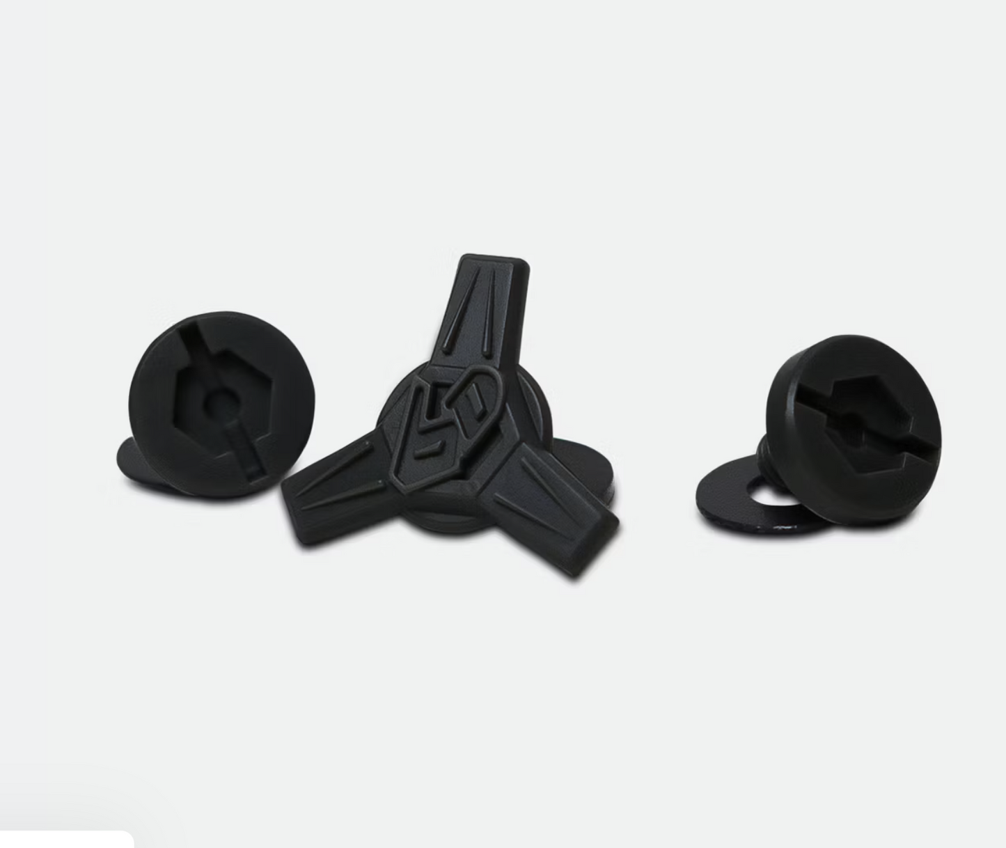 6D ATR-3 MX Helmet Screw Set - Black