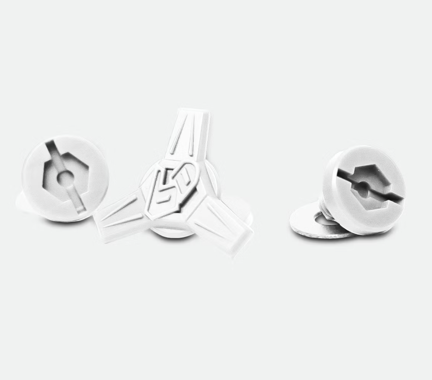 6D ATR-3 MX Helmet Screw Set - White
