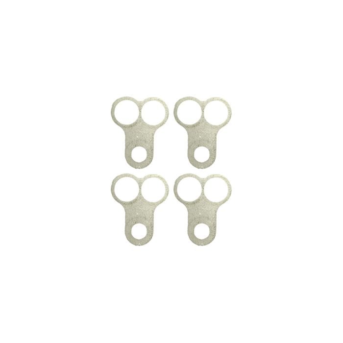 CARBURETOR HOSE HOLDER CLIP, TWIN HOLE / SUIT 8mm PIPE PK4,