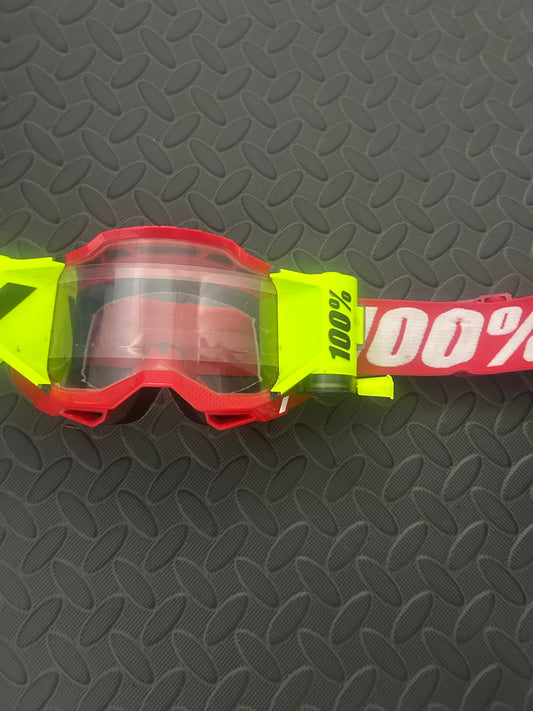 100% roll off goggles