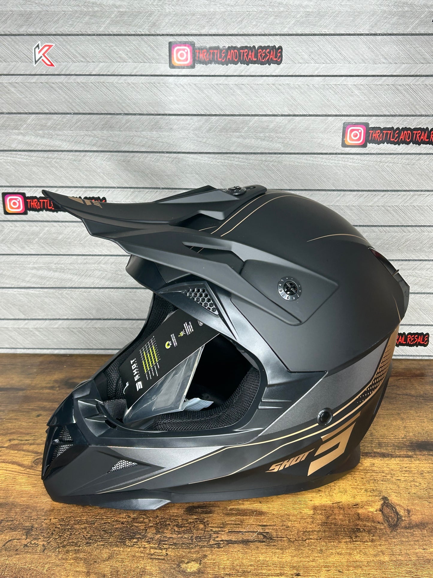 NEW shot helmet 59-60cm