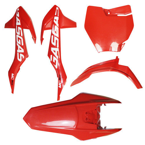 Full Plastics Kit Gas Gas MC-E 5 2021 - 2022 5 Piece Kit