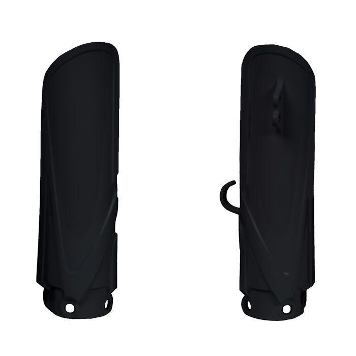LOWER FORK GUARDS 18-25 YZ65, BLACK, RTECH