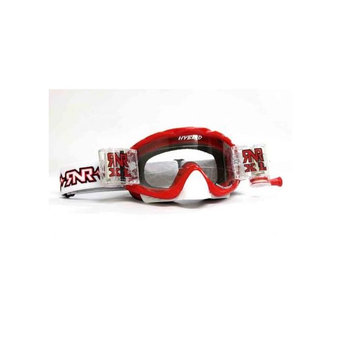 RNR HYBRID RED XL ROLL & TEAR OFF, RED GOGGLE, 36MM ROLL OFF, GH45XL, ROLL & TEAR OFF