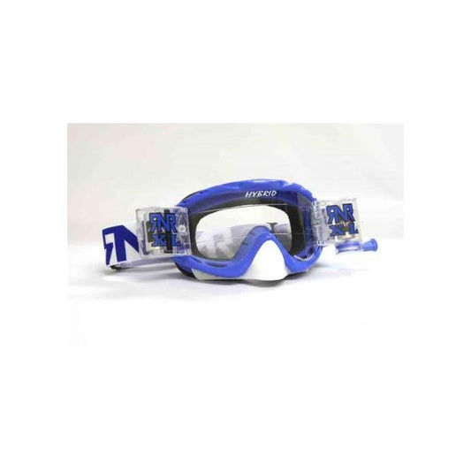 RNR HYBRID NOBO BLUE XL ROLL & TEAR OFF, NOBO BLUE GOGGLE, 36MM ROLL OFF, GH441XL, ROLL & TEAR OFF