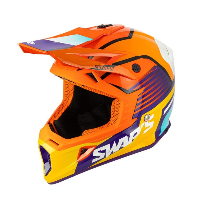 SWAPS S818 - SHINY ORANGE BLUE WHITE