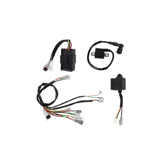 4Pcs WIRING LOOM HARNESS CDI IGNITION COIL 1981-2016 YAMAHA PW50 PEEWEE