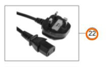 OEM UK POWER CORD E-2 EE-2 MCE-2 2024>