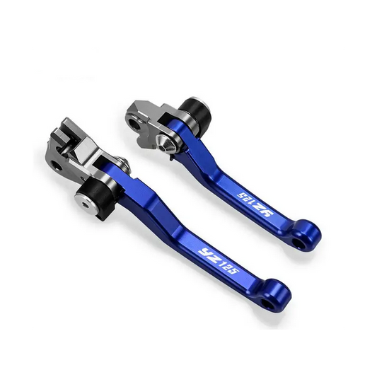 FLEXI CLUTCH & BRAKE LEVER 15-18 YAMAHA YZ125 CNC BILLET FOLDABLE PIVOT
