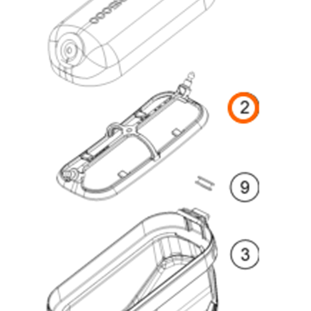 Air filter support - KTM 50 SX 2024> | Husqvarna TC 50 2024> | GasGas MC 50 2024>