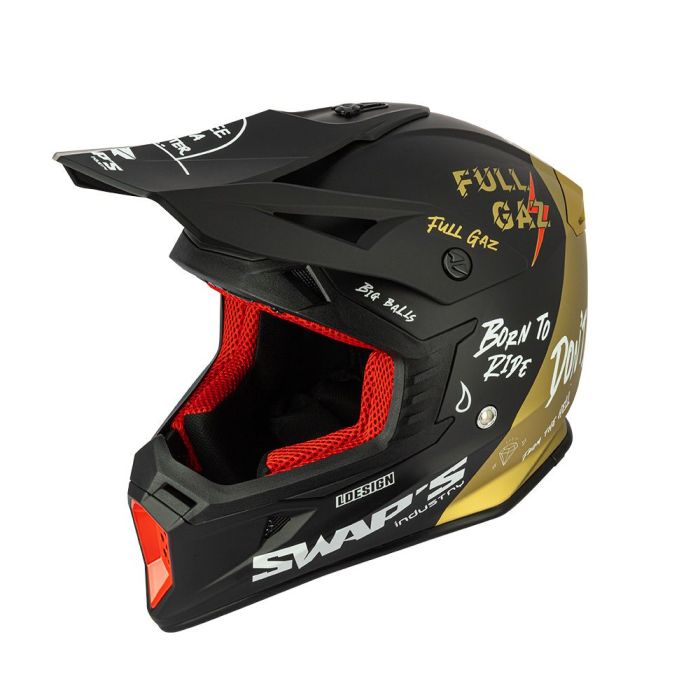 SWAPS S818 - MATT BLACK GOLD FULL GAZ