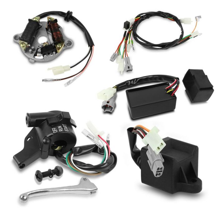 5Pcs FULL WIRING LOOM HARNESS 1981-2016 YAMAHA PW50