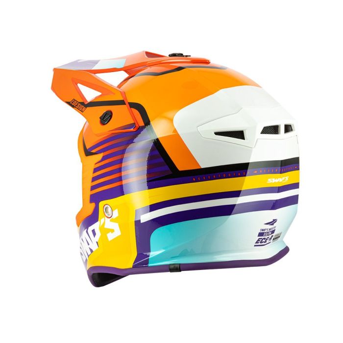 SWAPS S818 - SHINY ORANGE BLUE WHITE