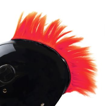 HELMET DECORATION MOHAWK ADHESIVE LOOSE HAIR BLADE DESIGN
