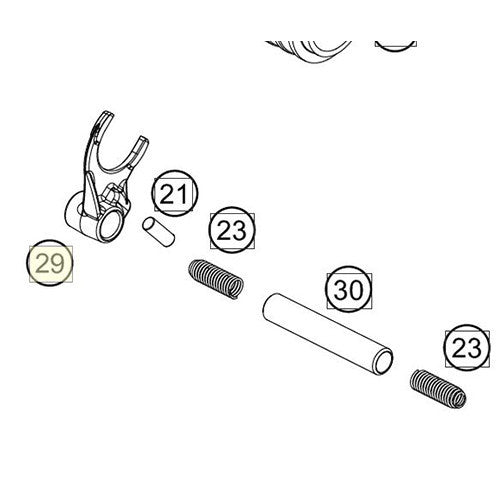 KTM OEM Shift fork 5.-6. gear (47234001000)