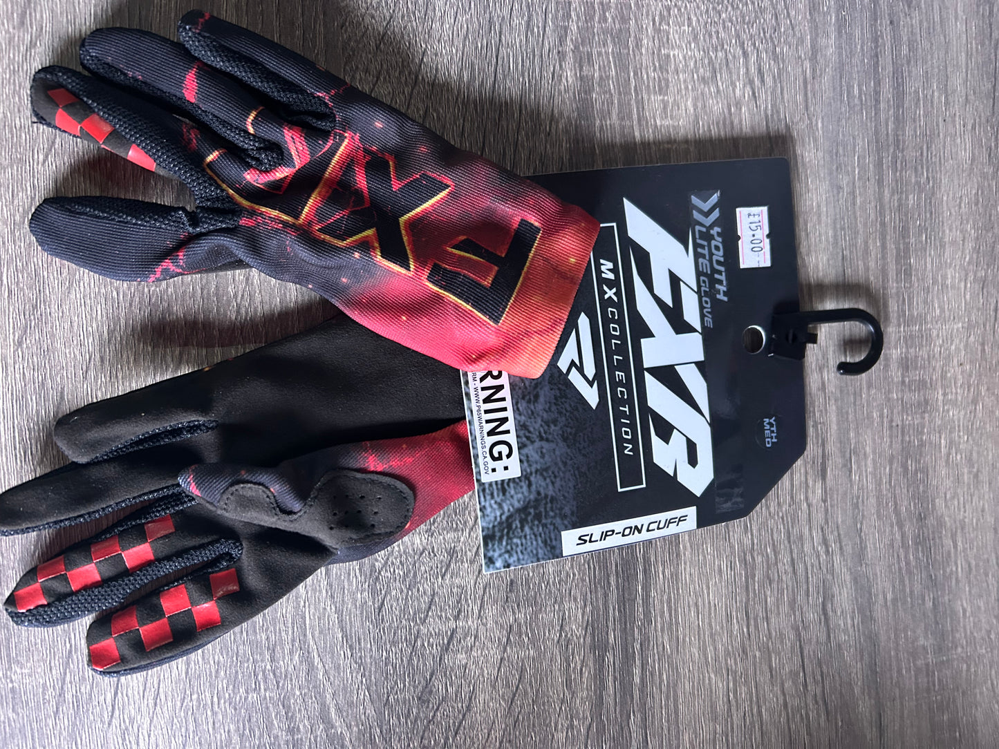 new fxr gloves youth medium