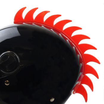 HELMET DECORATION MOHAWK ADHESIVE BLADE DESIGN