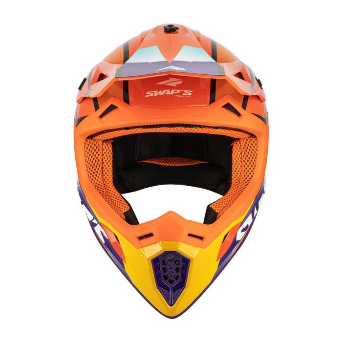 SWAPS S818 - SHINY ORANGE BLUE WHITE