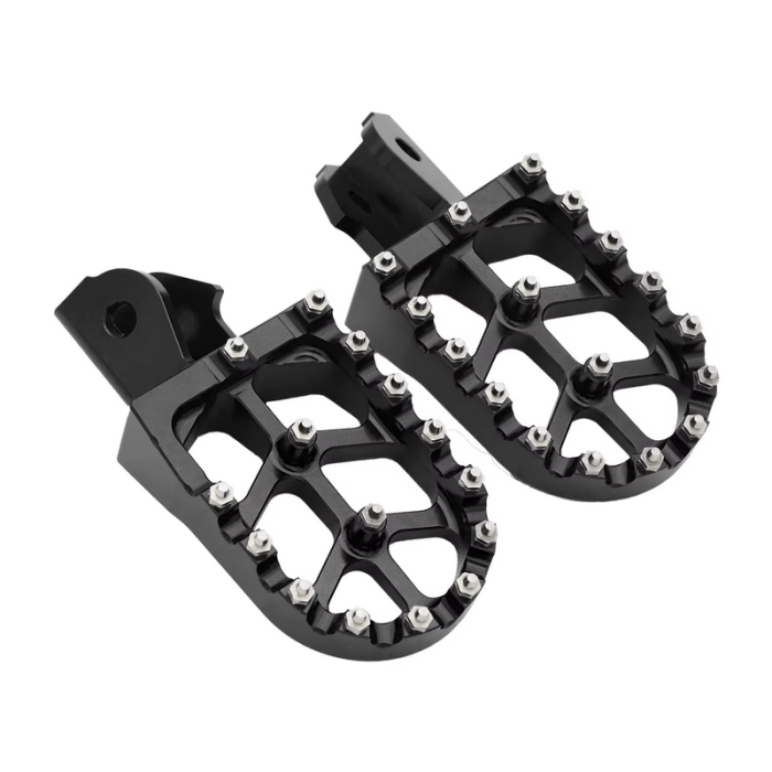 FOOT REST PEGS CNC ALUMINIUM BLACK SURRON LIGHT BEE S LIGHT BEE X
